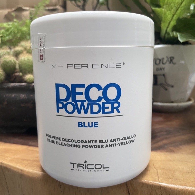 Bột tẩy tóc xanh Tricol Deco Powder Blue 500ml