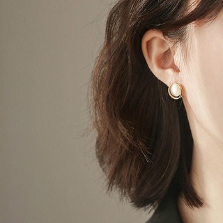 Đôi Bông Tai Mặt Đá Opal Sang Trọng