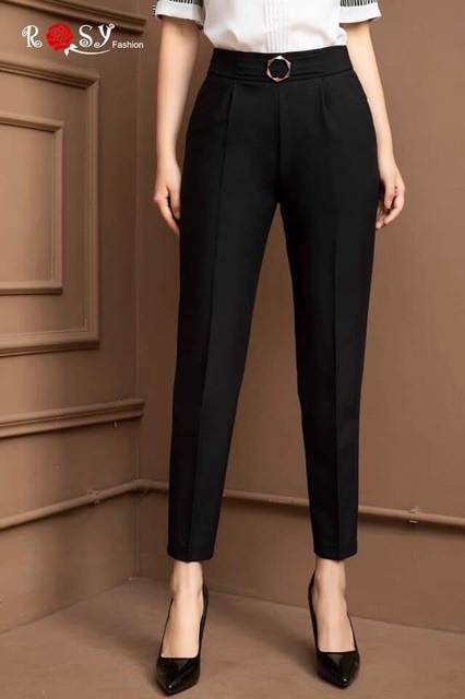 [Mã FASHIONXANH44 giảm 10% tối đa 30K đơn 99K] FS50K_Quần công sở khoá sườn kèm khuyên | BigBuy360 - bigbuy360.vn