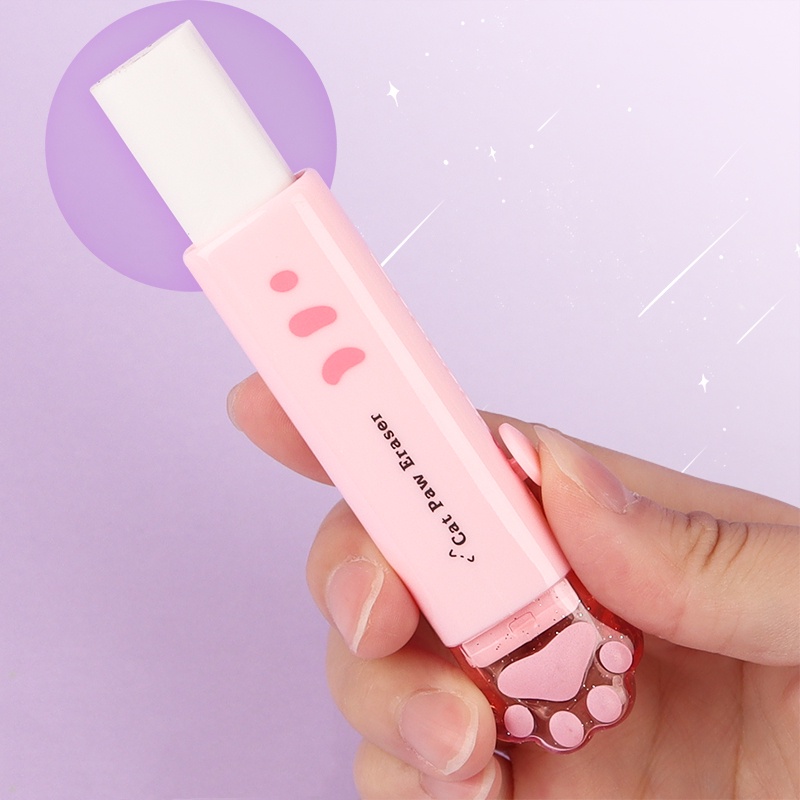 1 Cục Tẩy Bút Chì Mini Hình Chân Mèo Dễ Thương C6741