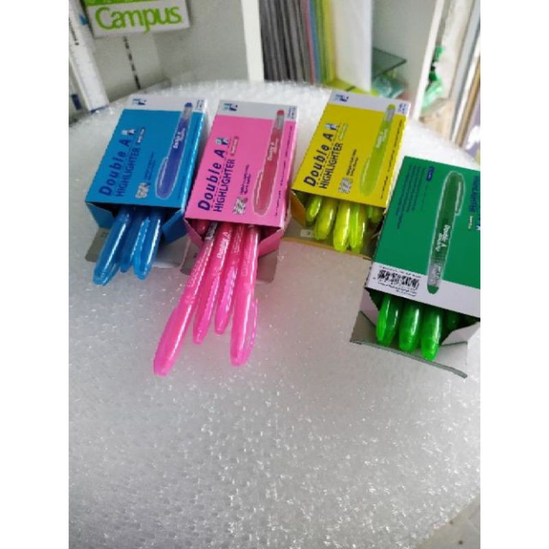 1 Hộp Bút nhớ dòng Double A các màu, đẹp, không khô mực Double A