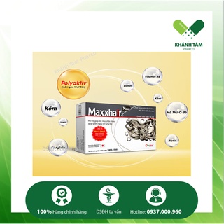 CHÍNH HÃNG] Viên uống MAXXHAIR Giúp tóc khỏe, mọc tóc nhanh