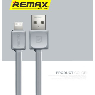 Cáp sạc nhanh Remax RC-008i USB Charge Data Sync 1m Flat Cable for iPhone iOS