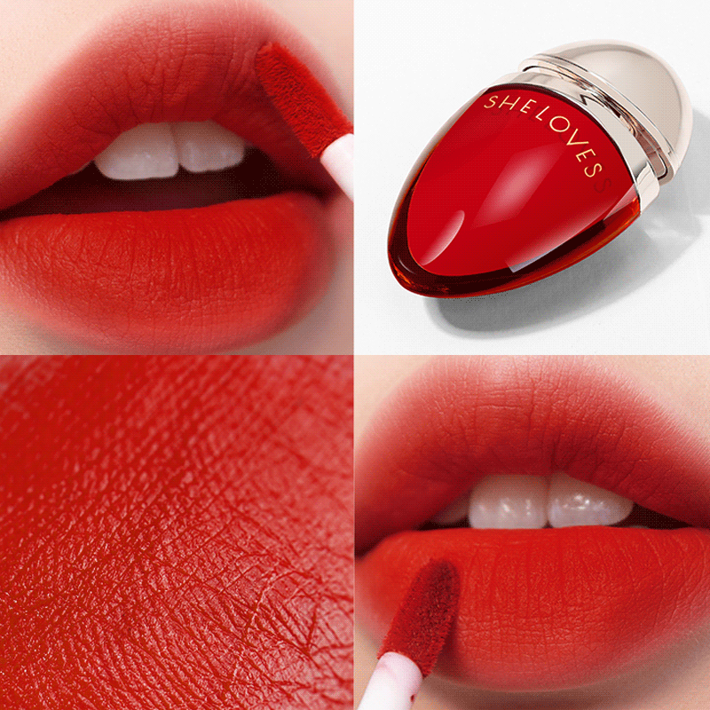 SHELOVES Air Lip Gloss Matte Lip Glaze Velvet Matte Lipstick