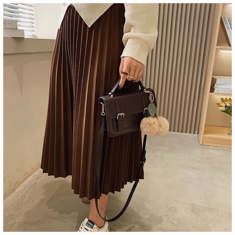 Túi đeo chéo nữ da pu xinh đẹp phong cách vintage cặp ulzzang balo ví mini giá rẻ cho học sinh đi học chơi
