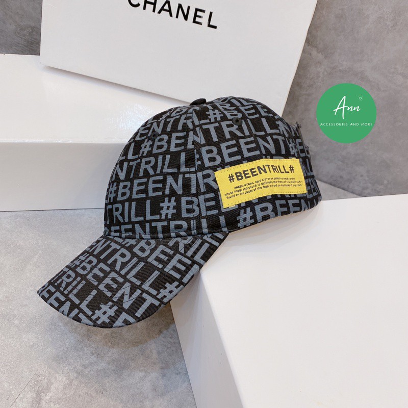 MŨ LƯỠI TRAI BEENTRILL MONOGRAM HÀN QUỐC- PHONG CÁCH THỜI TRANG, MÀU SẮC TRẺ TRUNG, PHOM MŨ CHUẨN ĐẸP STORE, FULL TAG