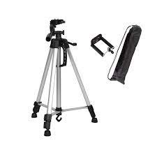 Gậy Tripod 3 chân 3366 Kèm giá đỡ cho điện thoại .Chân siêu chắc chắn,cao cấp tương thích với nhiều dòng máy