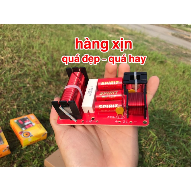 Phân tần xịn , lắp loa gia đình . 2 đường tiếng , 1 bát 2 tep hoặc 1 bass 4 tep