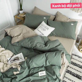 Bộ Chăn Ga Cotton Đũi(cotton TiCi-Cotton TC)-Nhiều Mẫu