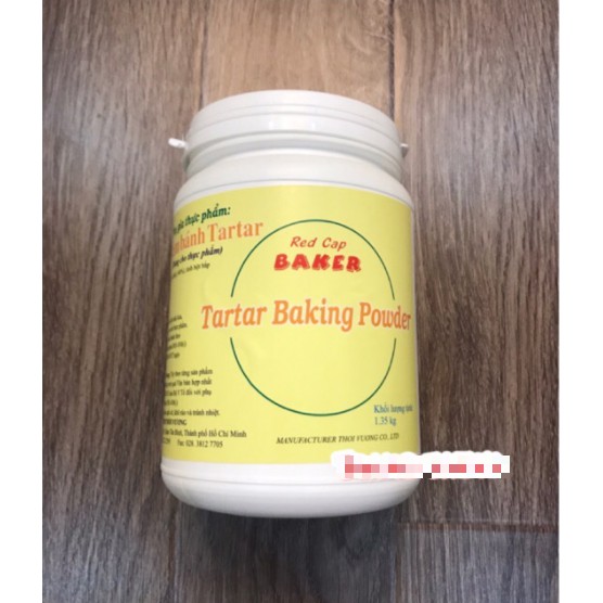 Bột bông lòng trắng trứng Cream of Tartar / Tartar Baking Powder 1.35kg (Mẫu mới)