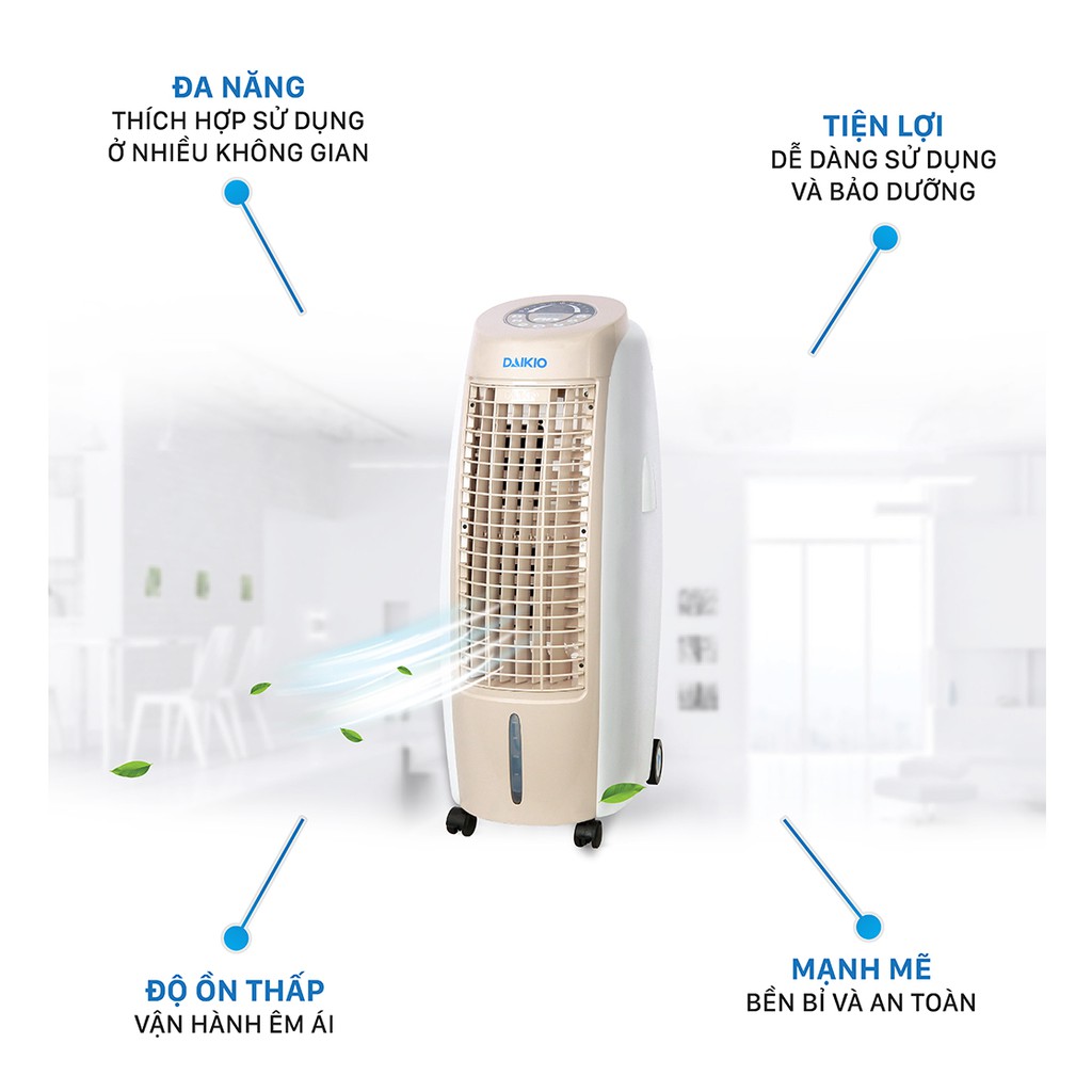 Máy làm mát không khí Daikio DKA-01500B cao cấp - Quạt điều hòa hơi nước Daikio sức gió 1500m3/h | BigBuy360 - bigbuy360.vn