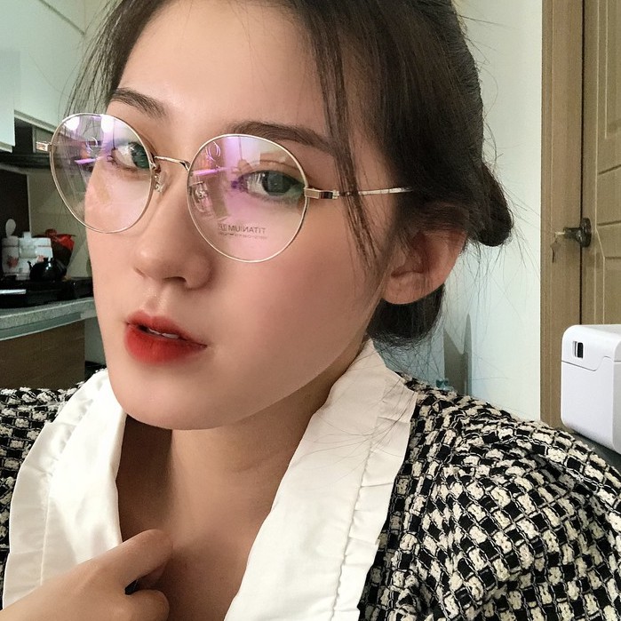 Gọng kính titanium 5201321 thời trang cao cấp nam nữ siêu nhẹ siêu bền OURESS