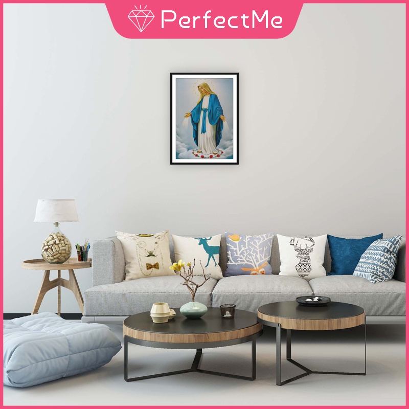 Bộ tranh đính đá tự làm 30×40cm hình Chúa Jesus