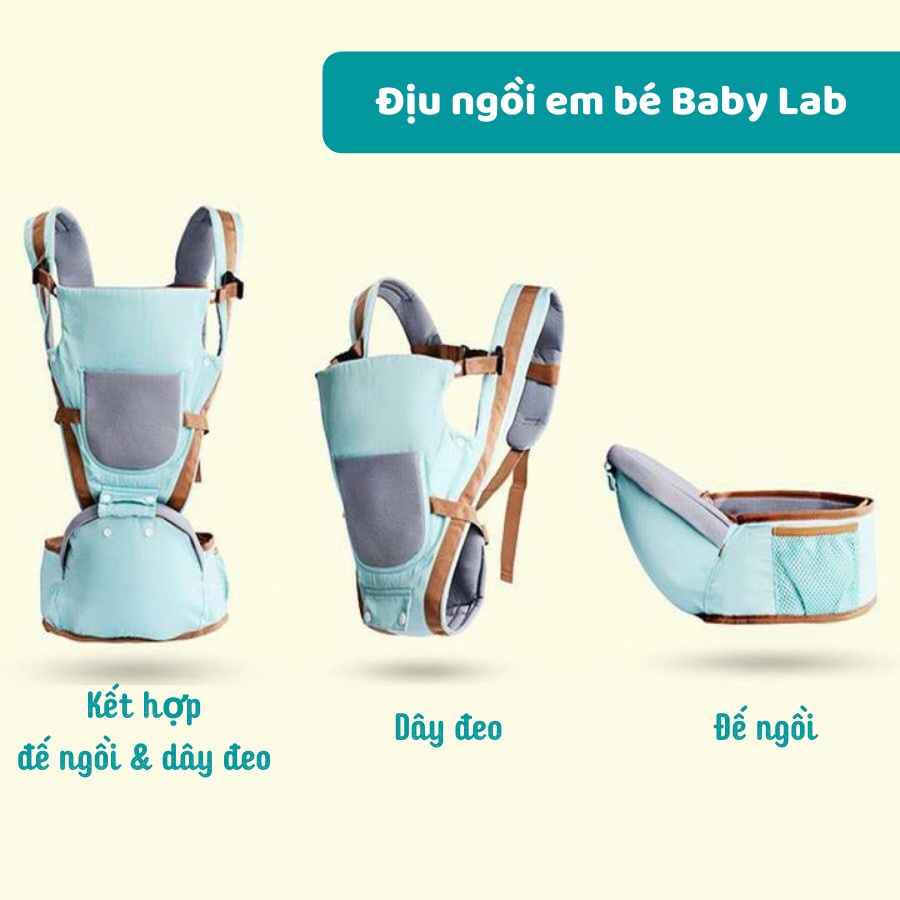 Địu ngồi siêu nhẹ và êm cho bé Baby Lab