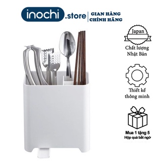 Hộp đựng đũa - ống đũa yoko inochi Nhật Bản loại đứng chất liệu nhựa cao cấp thiết kế thông minh HDD01
