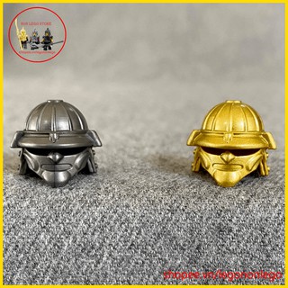 Phụ kiện Lego mũ giáp Samurai cho minifgures Shogun nhật bản