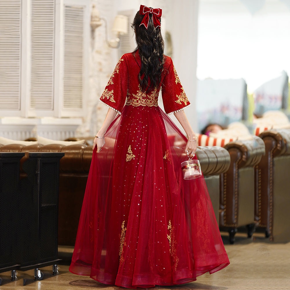 Đầm sườn xám thiết kế thời trang hè phong cách Trung hoa năm 2022