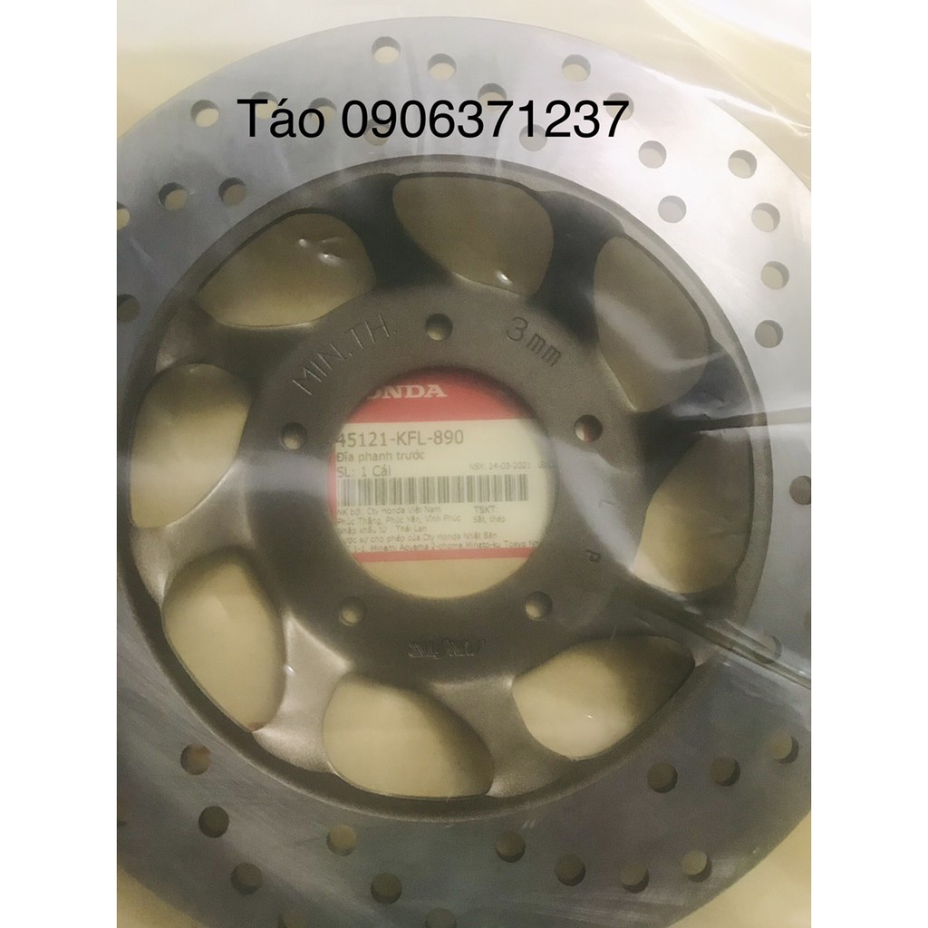 Dĩa thắng 5 lỗ xe Wave ZX/ Future 1 hãng Honda