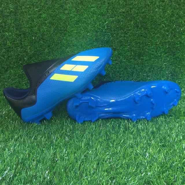 Giày bóng đá đinh cao Adidas X18.1 FG (Xanh chuối chân bè ) TẶNG TẤT CHỐNG TRƠN