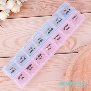 1 Hộp Đựng Thuốc 7 Ngày Trong Tuần