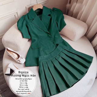 SET BỘ VEST CHÂN VÁY BIGSIZE