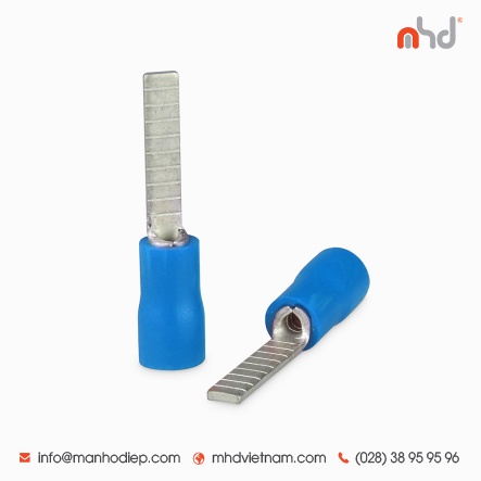 Đầu cosse pin dẹp đã chụp nhựa MHD DBV  /Giá bao