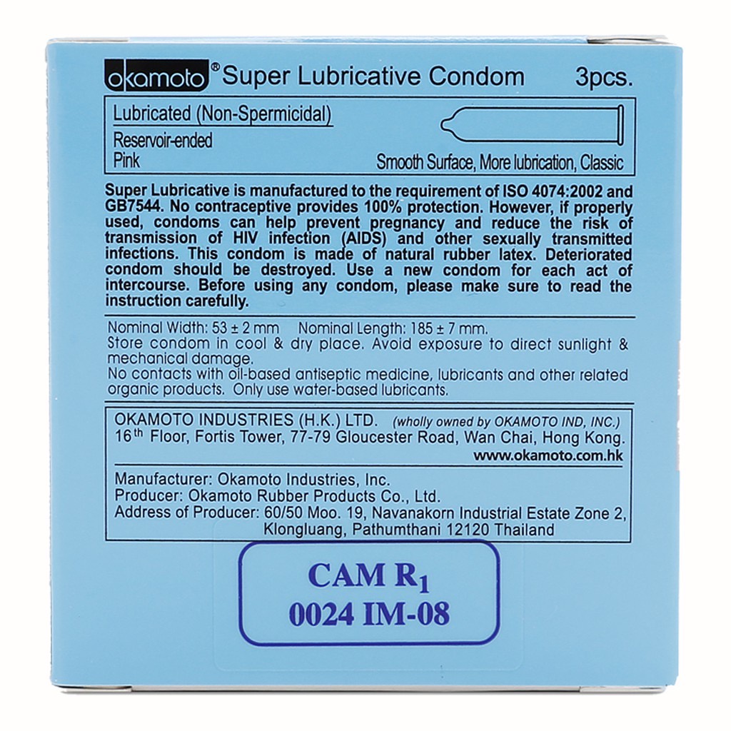 Bao Cao Su Siêu mỏng nhiều Gel Skinless Skin Super Lubricated Siêu Bôi Trơn Okamoto