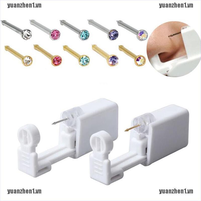 [YUANZHEN1] Dụng Cụ Xỏ Khuyên Mũi An Toàn Dùng 1 Lần