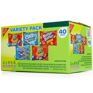 Combo 10 Bịch Bánh Nabisco Mini Snack Variety 120g
