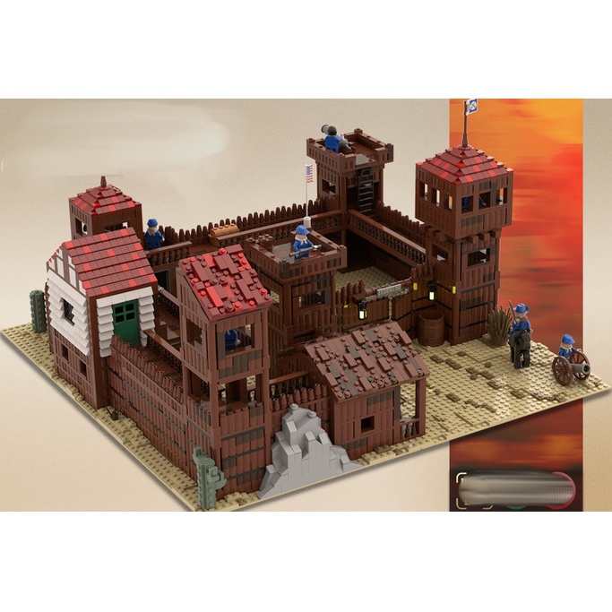 Bảng hướng dẫn moc doanh trại viễn tây Western Fort
