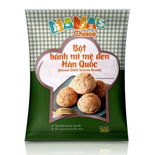 Bột Bánh Mì Mè Đen Hàn Quốc (500g)