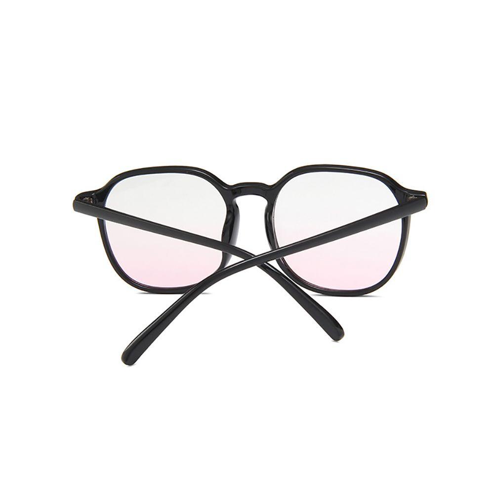 Kính Mát Gọng Vuông Chống Bức Xạ Chống Bức Xạ Màu Hồng Phong Cách Hàn Quốc Dành Cho Cả Nam Và Nữ