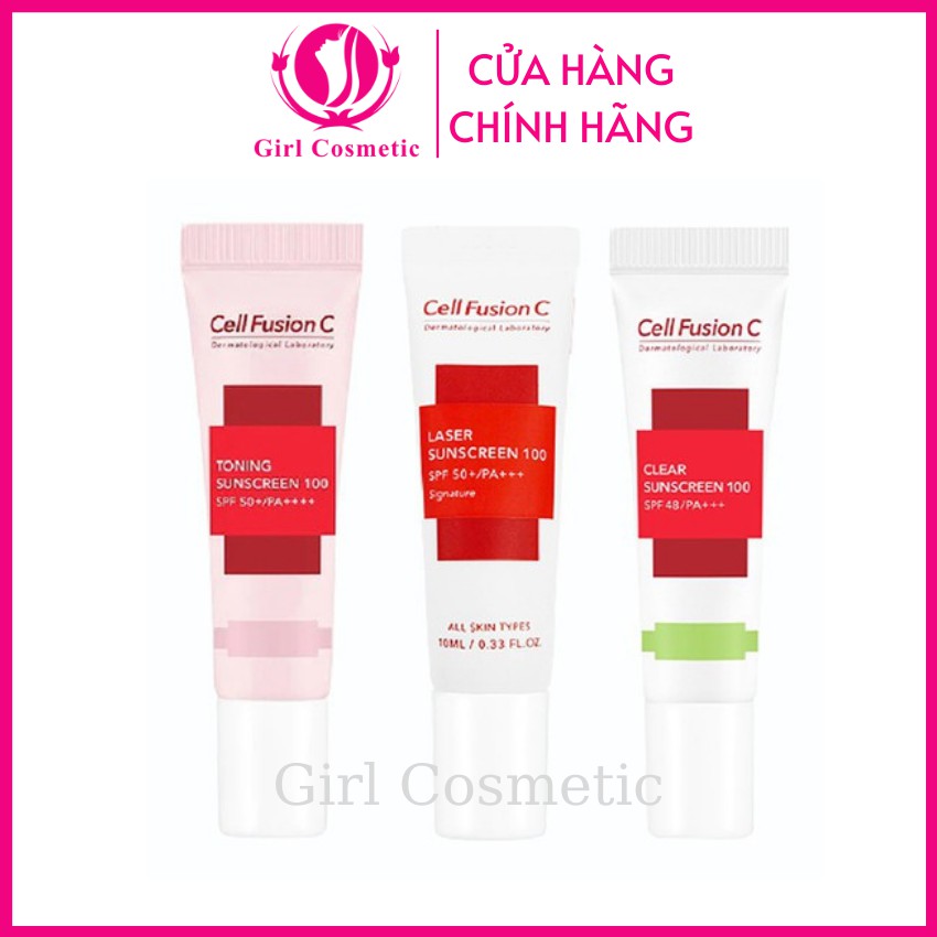 Kem Chống Nắng Cell Fussion C 10ml Chính Hãng