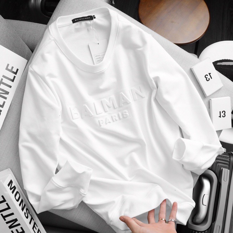 Áo sweater nam nữ chất cotton nỉ da cá | BigBuy360 - bigbuy360.vn