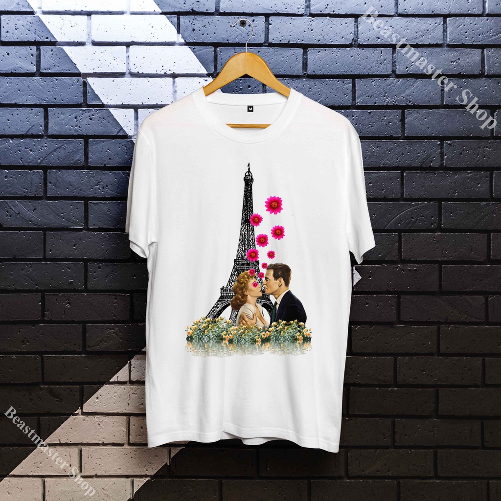 Áo Phông Kinh đô Paris nước Pháp Unisex giá rẻ ngắn tay cute dễ thương cực chất- O3PAR017