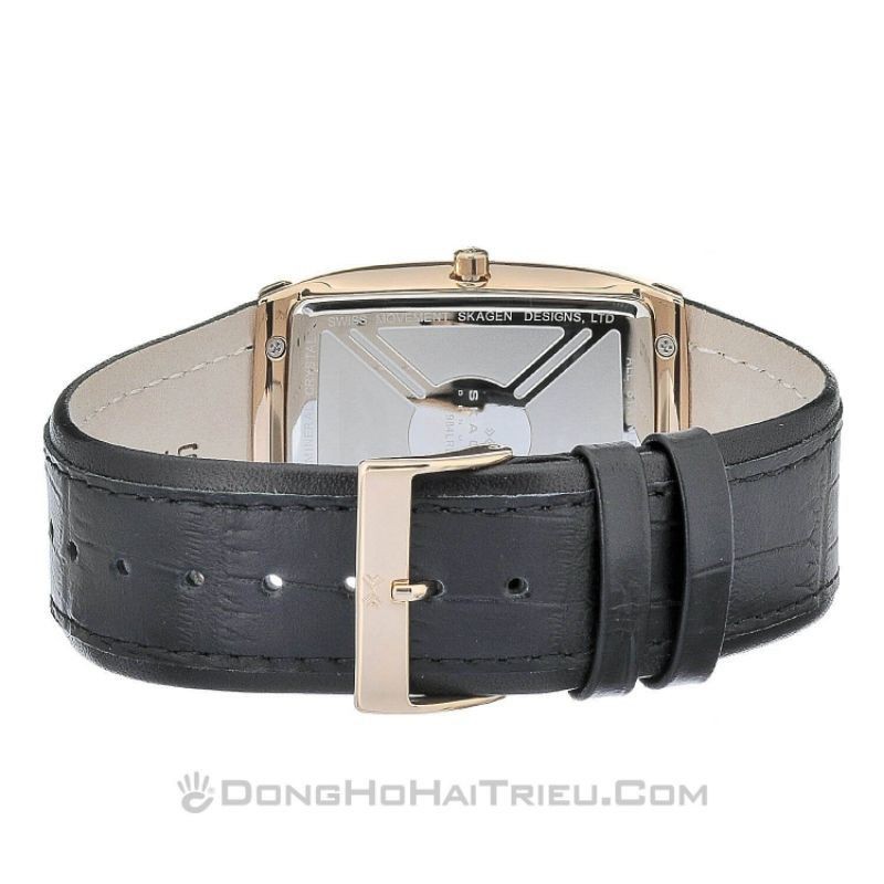 Đồng hồ dây da nam skagen 984lrlb