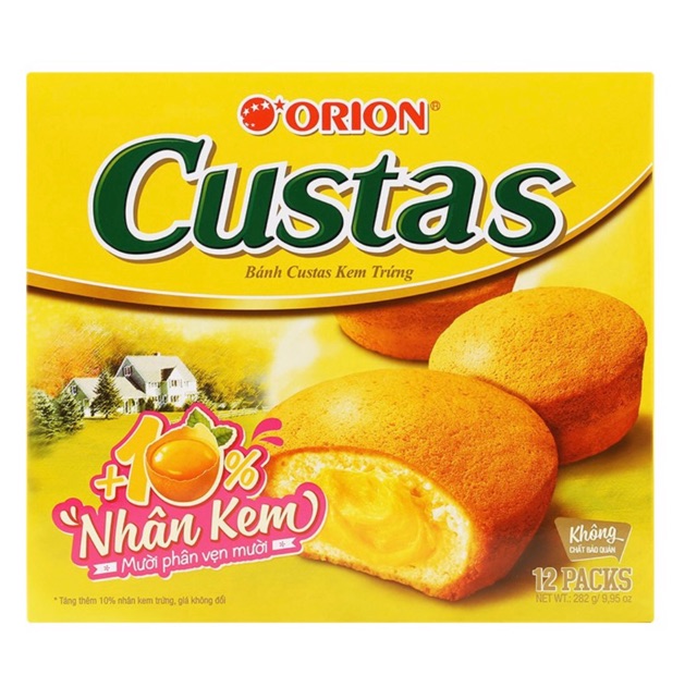Bánh Custas 282g - Hộp 12 Gói | BigBuy360 - bigbuy360.vn