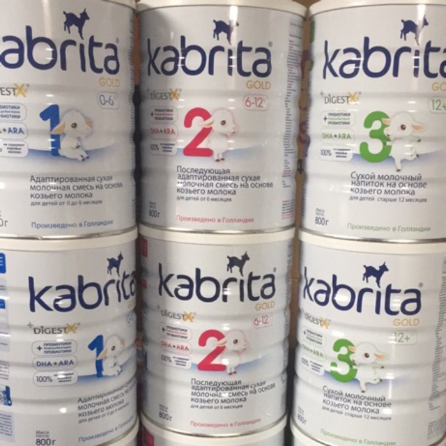 Sữa dê Kabrita Gold(800g)- Nga( hàng air)
