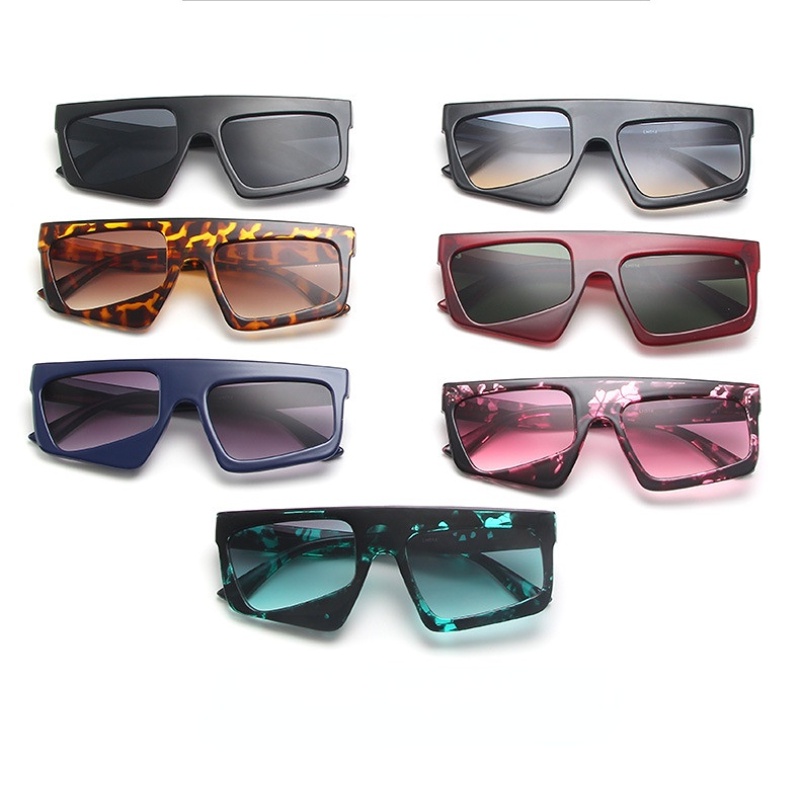 Kính Mát Thiết Kế Không Đối Xứng Phong Cách Retro Thời Trang Cho Nam Và Nữ