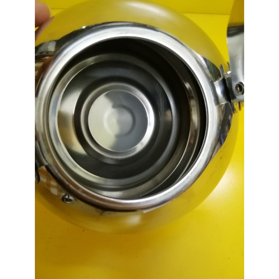 Ấm inox có còi hú nội địa Nhật (1.4L) (mã 781), Dùng được bếp từ