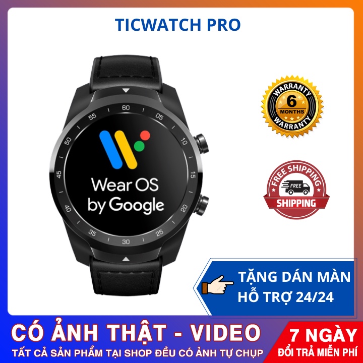 Đồng hồ thông minh Ticwatch Pro (tặng dán cường lực)