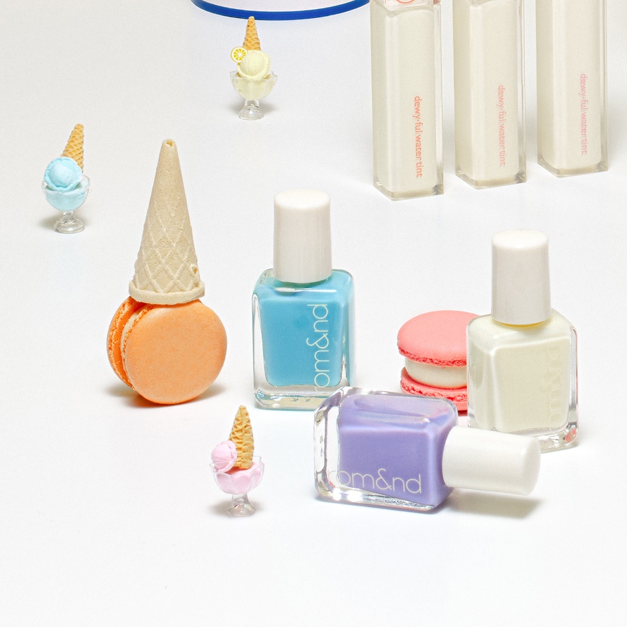 [Rom&amp;nd] [Milk Grocery] Sơn móng tay xinh xắn Hàn Quốc Romand Mood Pebble Nail 7g