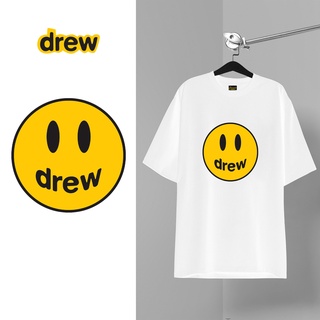 Áo cộc tay drew đơn giản nam và nữ phù hợp với học sinh, sinh viên