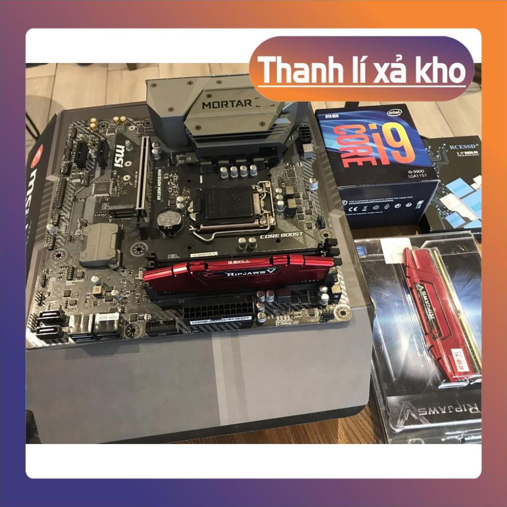 [THANH LÝ] GÍA RẺ MÁY TÍNH Bàn THIẾT KẾ ĐỒ HỌA – GAMING CORE I9- 9900K|B365|RAM16GB|GTX950