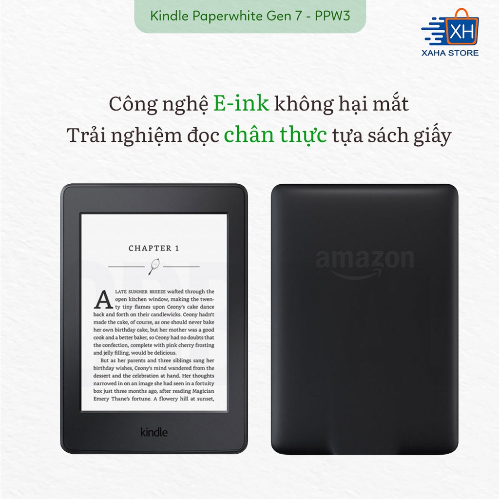 [Mã 151ELSALE hoàn 7% xu đơn 300k] Máy đọc sách Kindle Paperwhite 3 - 7th Generation ⚡️ New 100%, nguyên seal hộp ⚡️ Mua | BigBuy360 - bigbuy360.vn