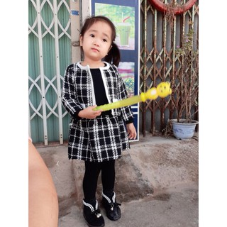 Quần tất len gân cho bé