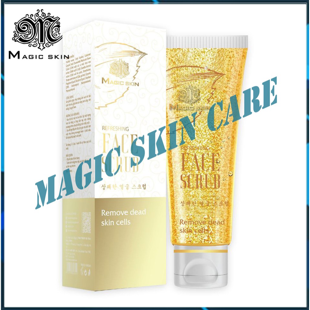 [ HÀNG CHÍNH HÃNG ] Tẩy tế bào chết dịu nhẹ (Face) Refreshing Face Scrub CHÍNH HÃNG Magic Skin