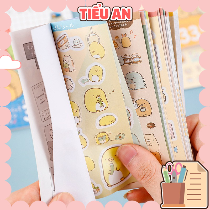 Sổ Sticker Dán Hình Thú Nhiều Họa Tiết