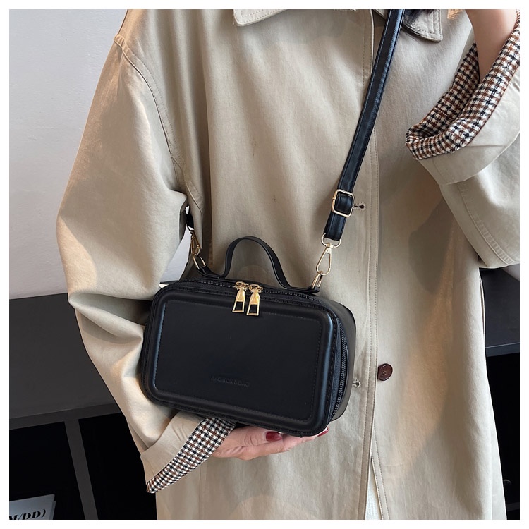 Túi Đeo Chéo Hình Vuông Cỡ Nhỏ Phong Cách Cổ Điển Thời Trang Cho Nữ