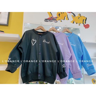ÁO BOMBER NỈ TRÁI TIM FORM RỘNG
